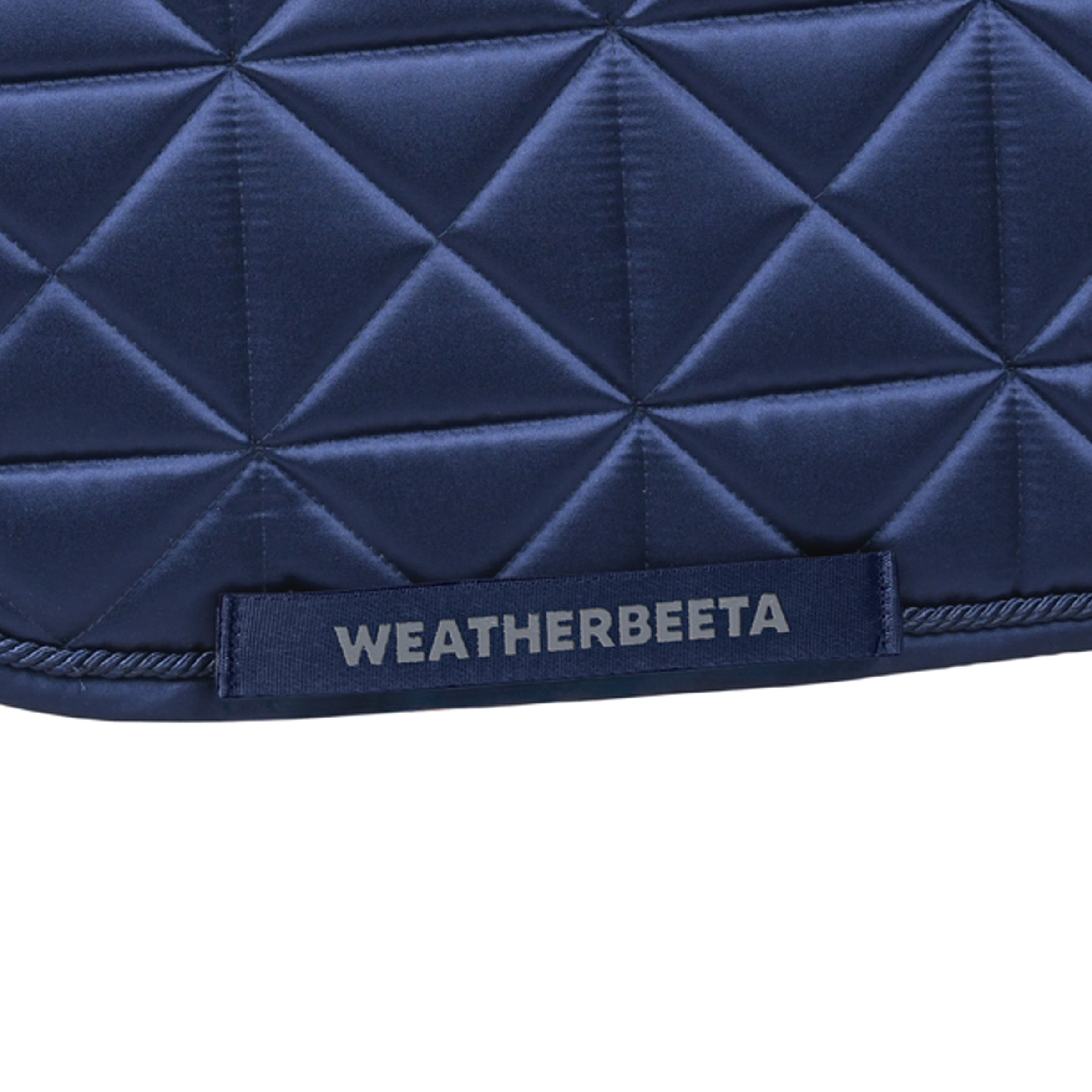 Navy - girth strap keeper detail