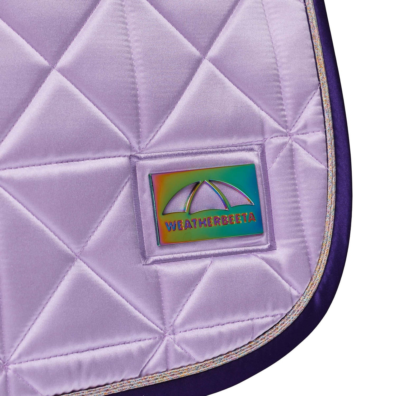 Purple - laser cut WeatherBeeta logo detail