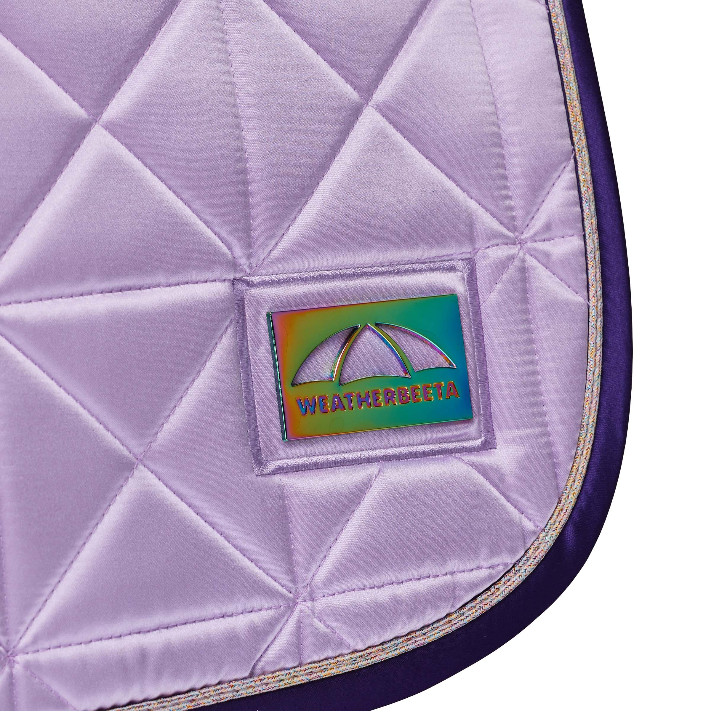 Purple - laser cut WeatherBeeta logo detail