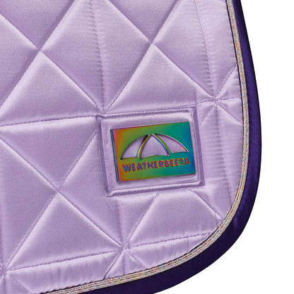 Purple - laser cut WeatherBeeta logo detail