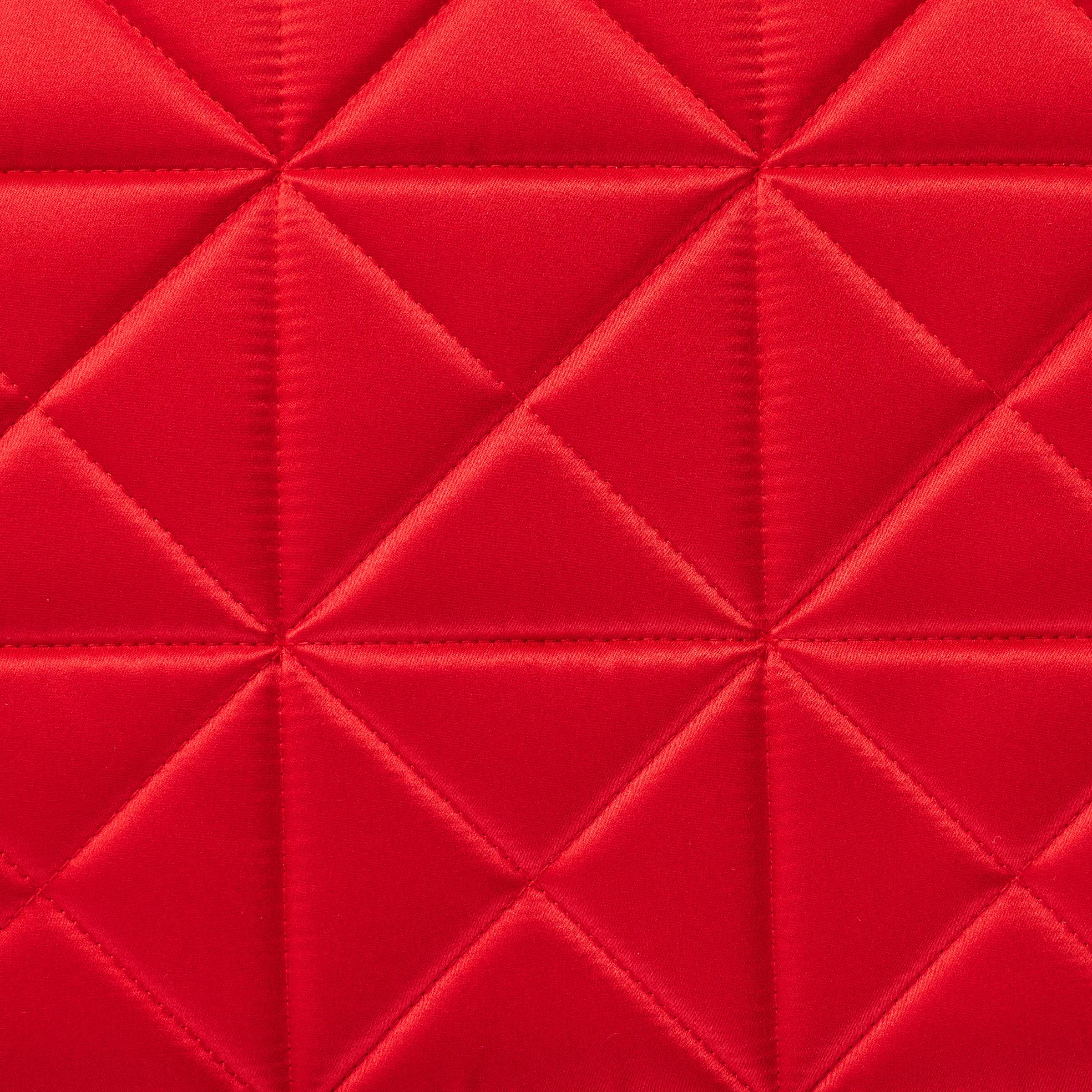 Red - satin fabric detail