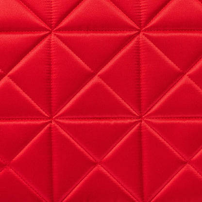 Red - satin fabric detail