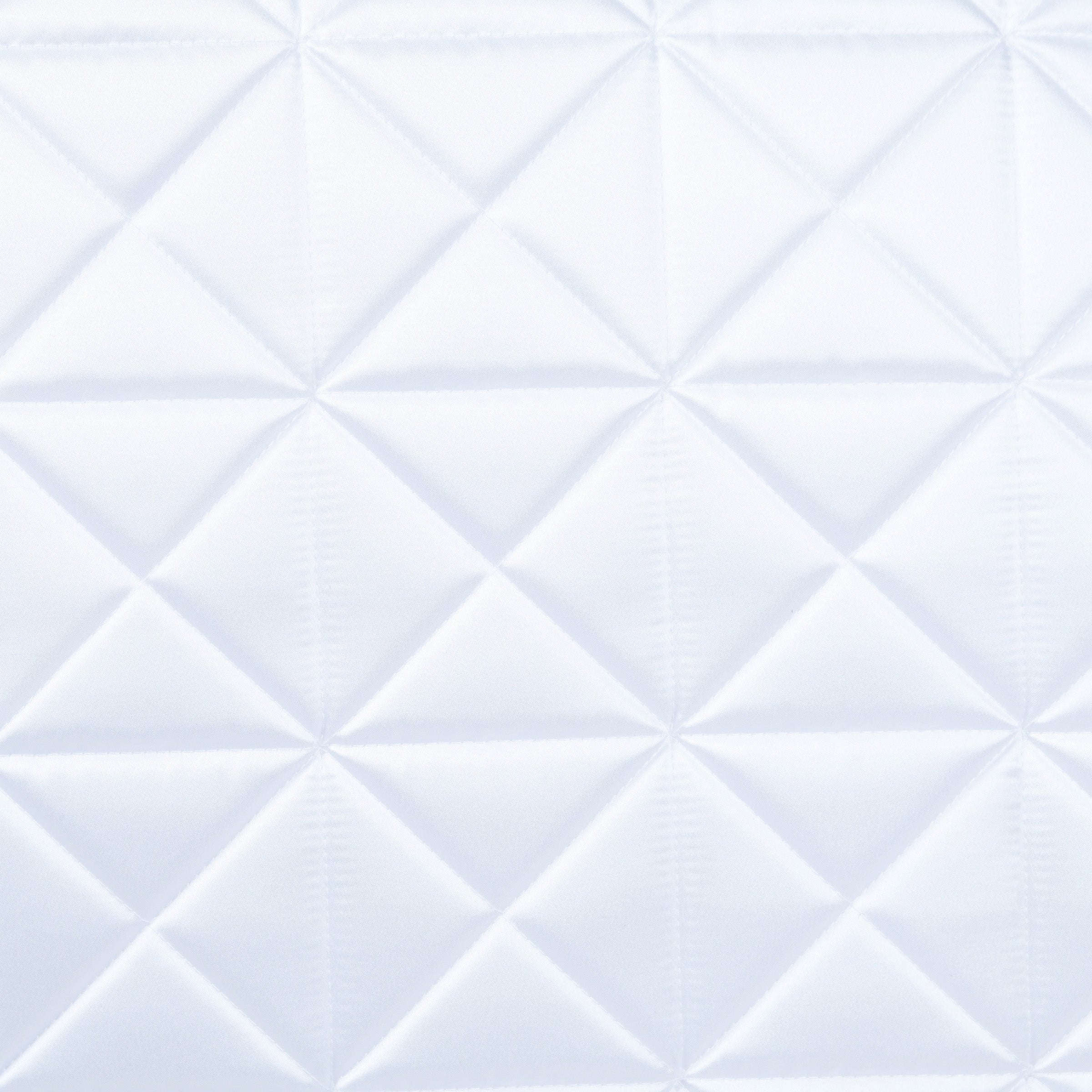 White - satin fabric detail