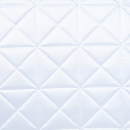 White - satin fabric detail
