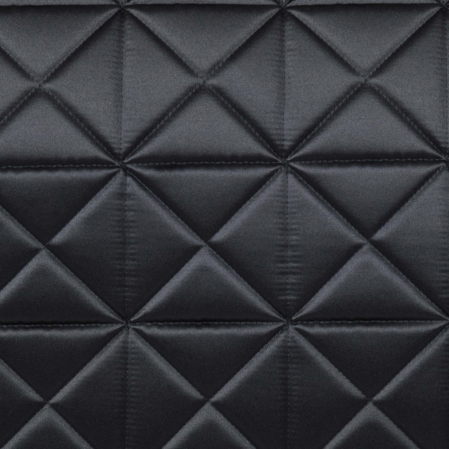 Black - satin fabric detail