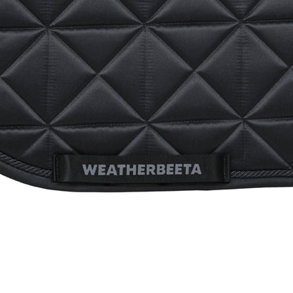 Black - girth strap keeper detail