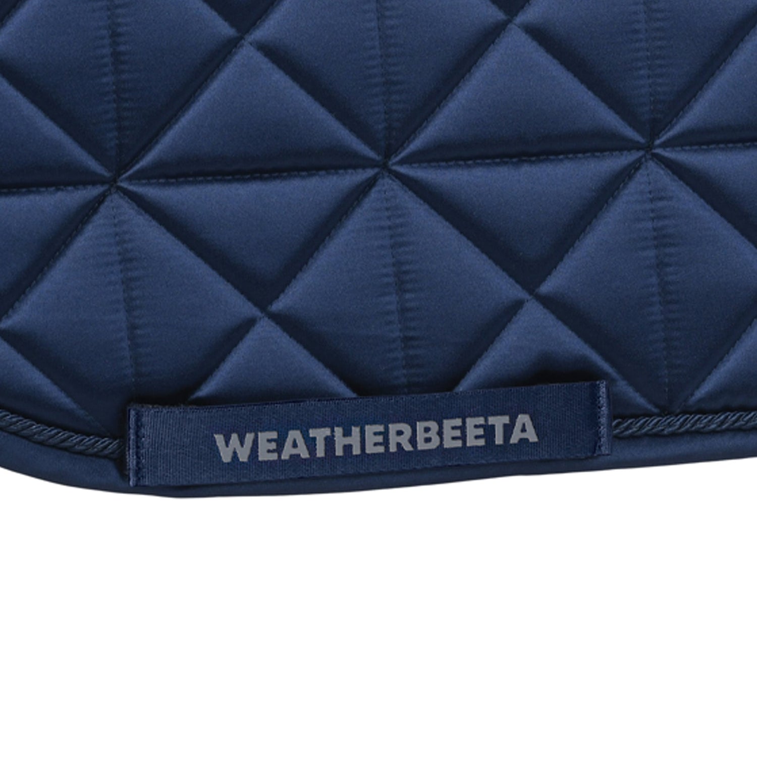 Navy - girth strap keeper detail