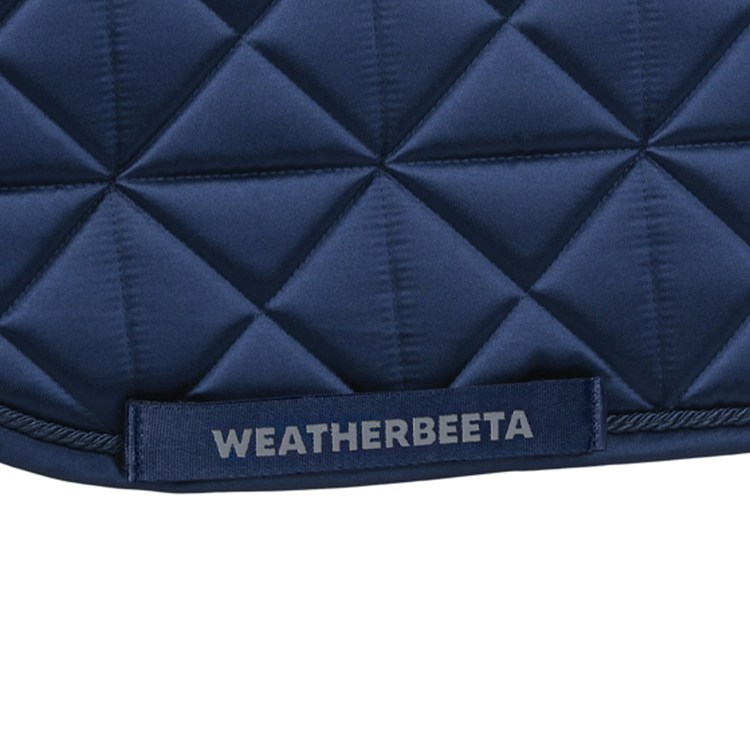 Navy - girth strap keeper detail