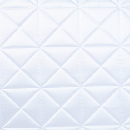 White - satin fabric detail