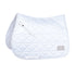 Weatherbeeta Satin Pro Air-Tec Euro Jump Shaped Saddle Pad in White