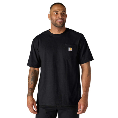 Carhartt Dearborn Relaxed Fit Heavyweight K87 Pocket T-Shirt - Black