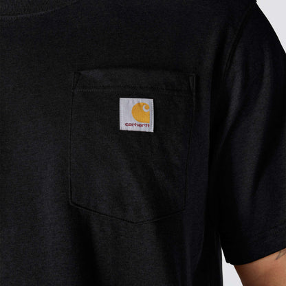 Carhartt Dearborn Relaxed Fit Heavyweight K87 Pocket T-Shirt - Black