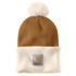 Carhartt Knit Pom Cuffed Beanie - Carhartt Brown