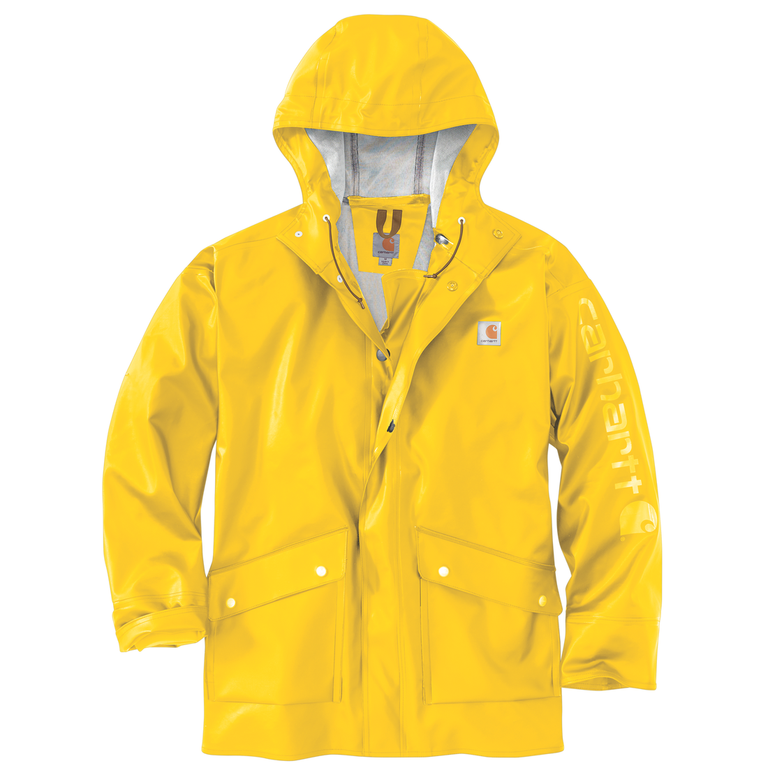 Carhartt Midweight Waterproof Rainstorm Coat in Black