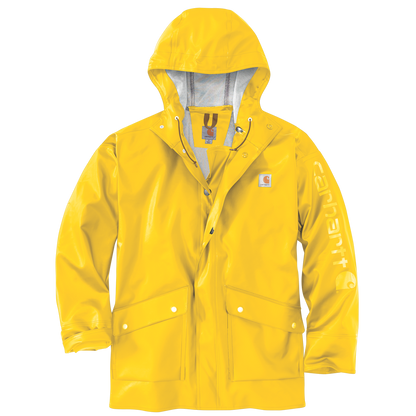 Carhartt Midweight Waterproof Rainstorm Coat in Black