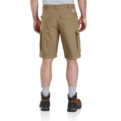 Carhartt Rugged Flex Relaxed Fit Canvas Cargo Work Short - Dark Khaki