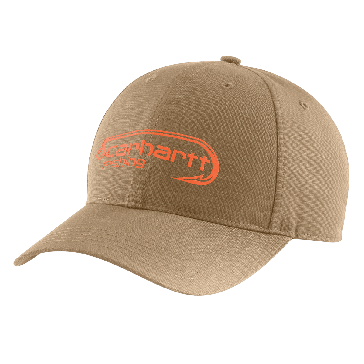 Carhartt Force Extremes Fish Hook Logo Cap in Dark Khaki