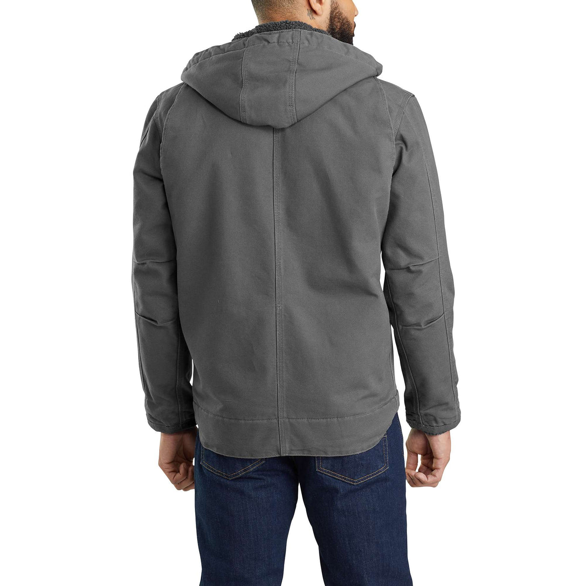 Carhartt Bartlett Washed Duck Jacket - Gravel