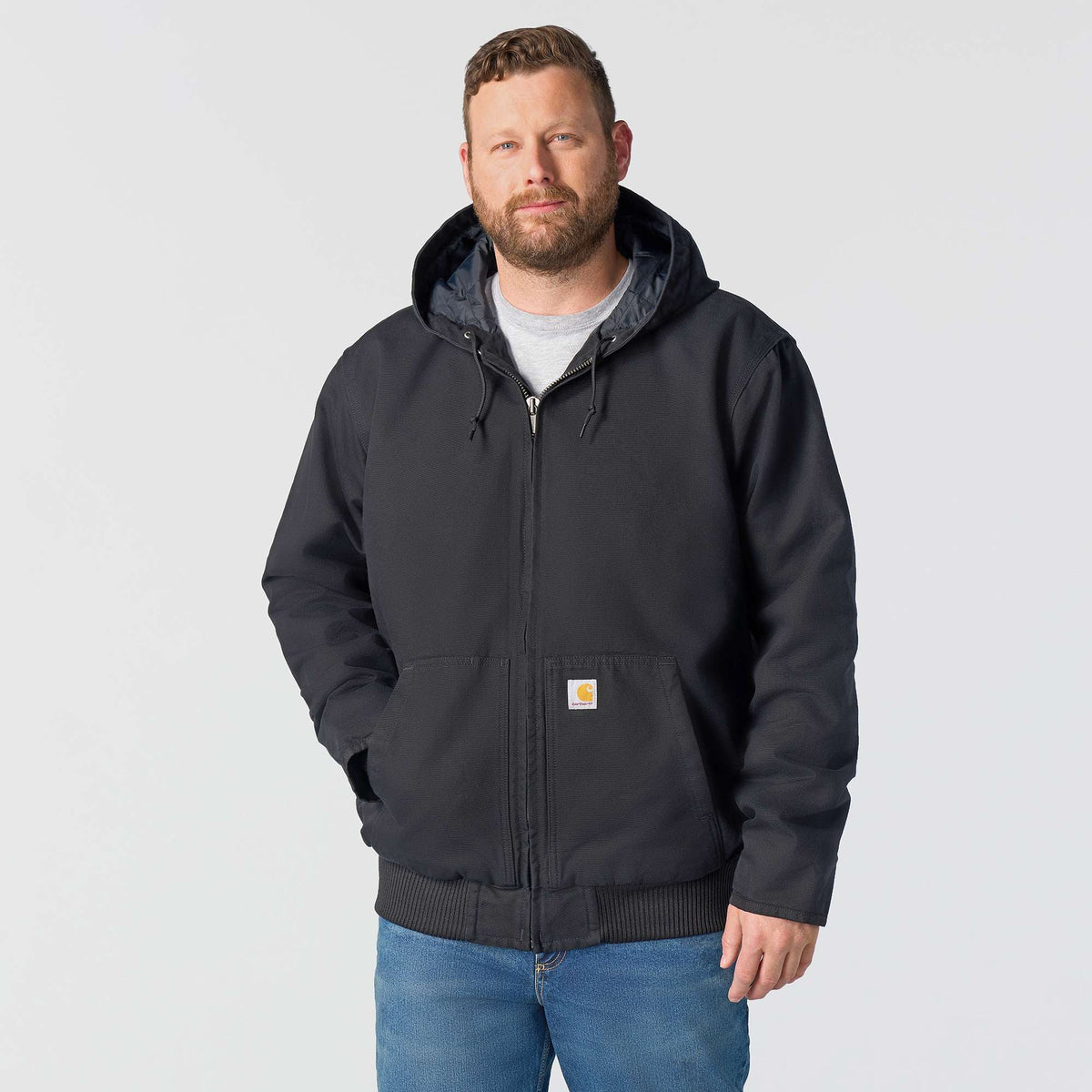 Carhartt Washed Duck Active Jacket - Black