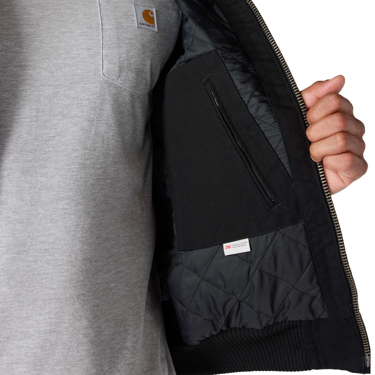 Carhartt Washed Duck Active Jacket - Black