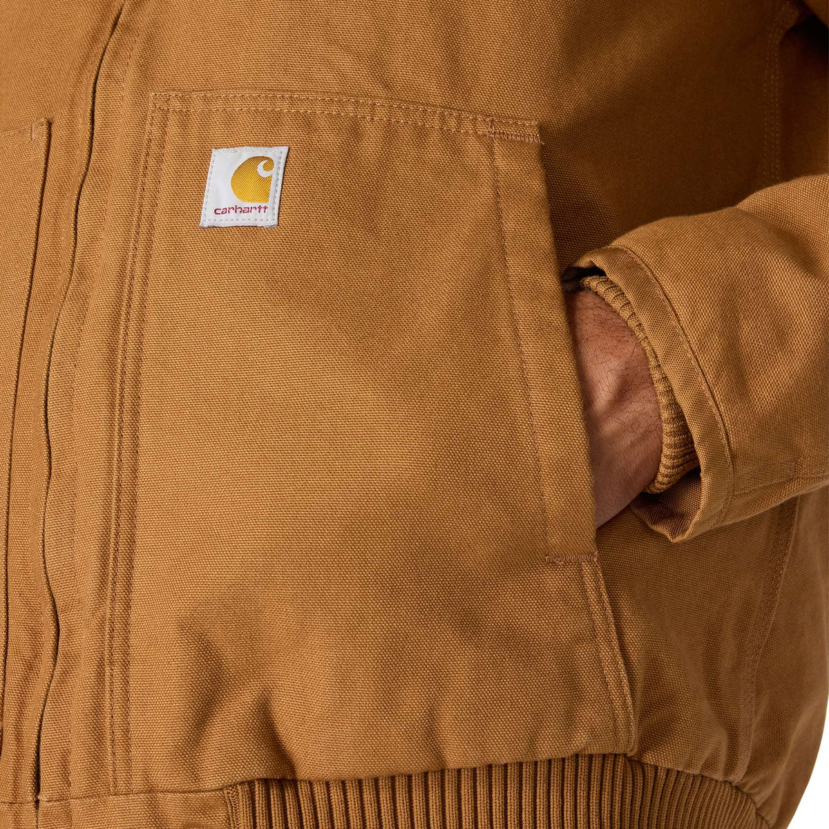 Carhartt Washed Duck Active Jacket - Carhartt Brown