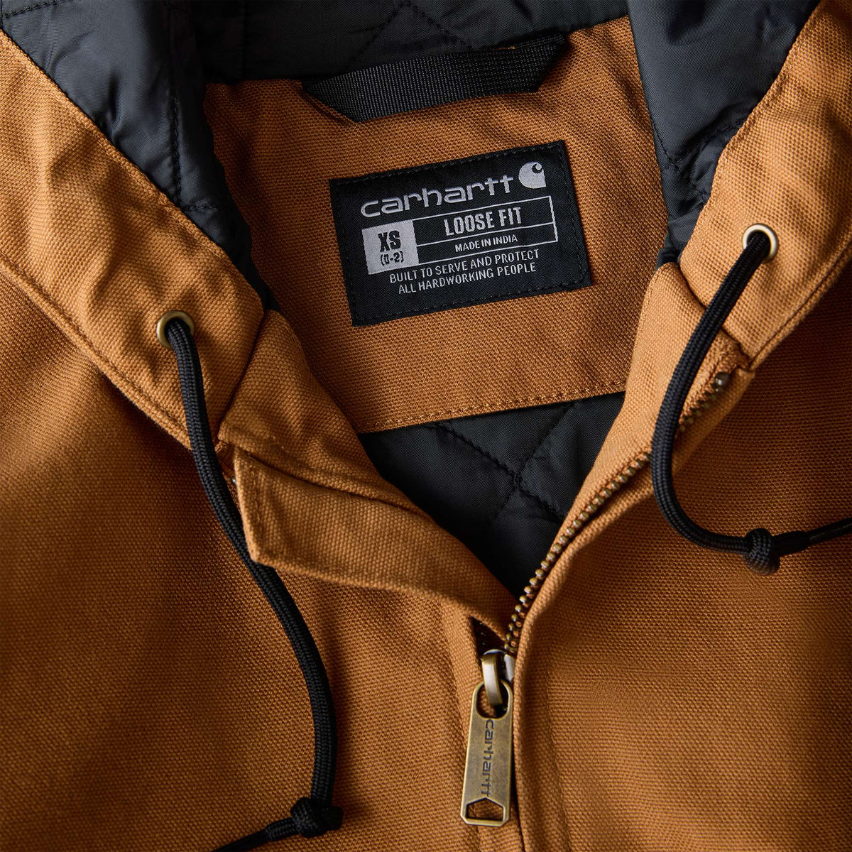Carhartt Womens Washed Duck Active Jacket - Carhartt Brown