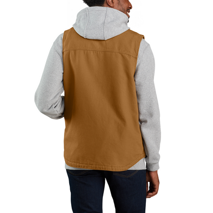 Carhartt Washed Duck Sherpa Lined Mock Neck Vest