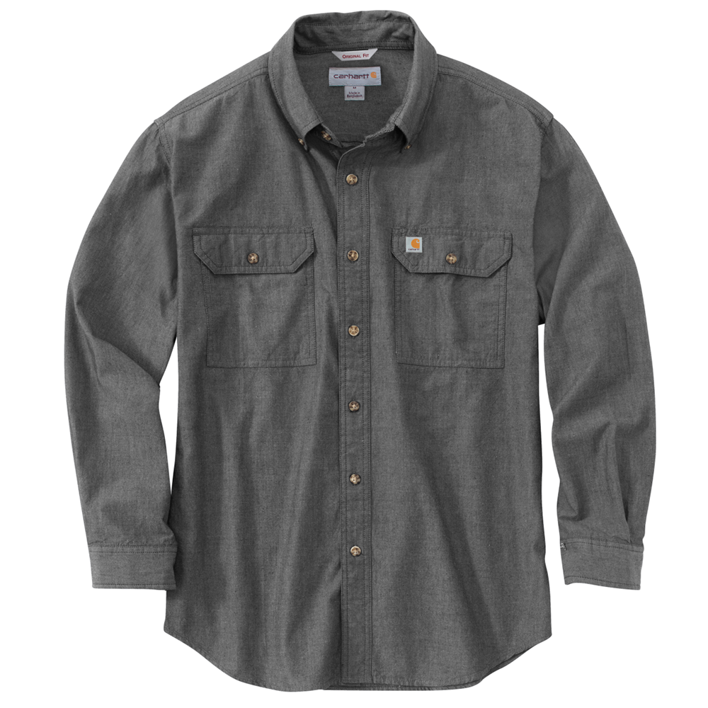 Carhartt Chambray Shirt - Black Chambray