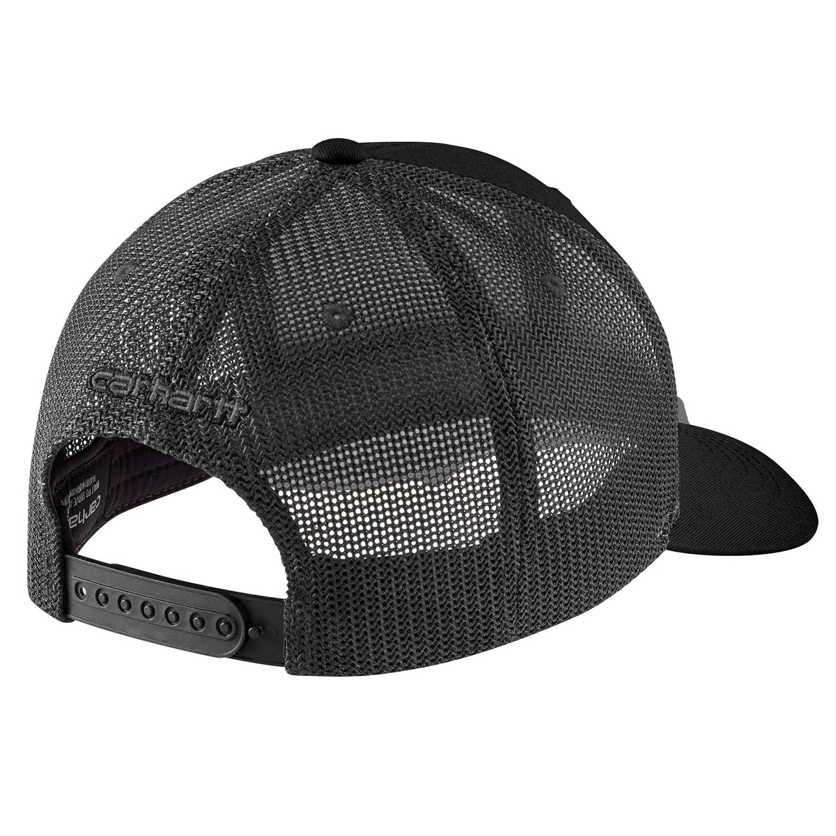 Carhartt Rugged Flex Twill Mesh-Back Logo Patch Cap - Black
