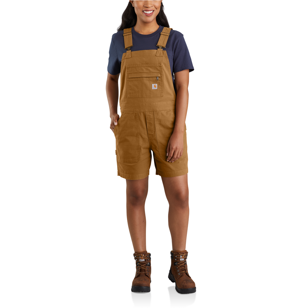 Carhartt Womens Rugged Flex Canvas Shortall