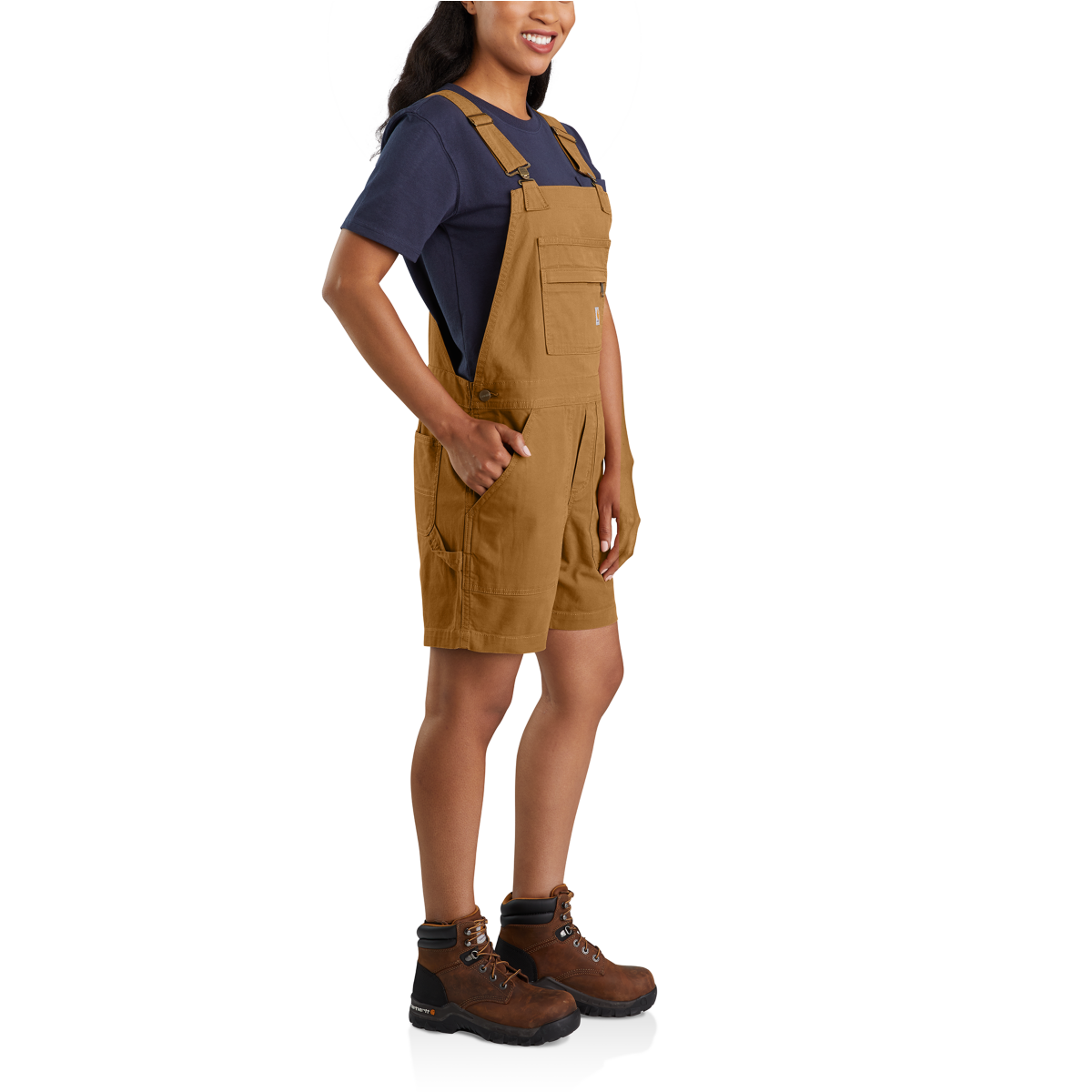Carhartt Womens Rugged Flex Canvas Shortall