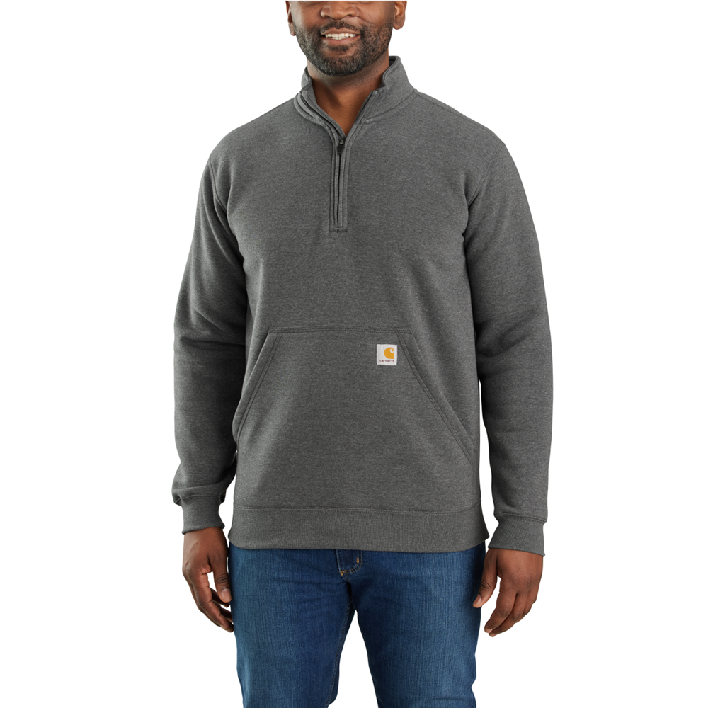 Carhartt Midweight Loose Fit Quarterzip Mock Neck Sweatshirt