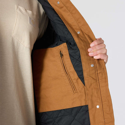 Carhartt Womens Loose Fit Weathered Duck Coat - Carhartt Brown