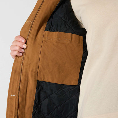 Carhartt Womens Loose Fit Weathered Duck Coat - Carhartt Brown