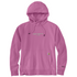 Carhartt WOMENS FORCE Relaxed fit Lightweight Graphic Hooded Sweatshirt Thistle