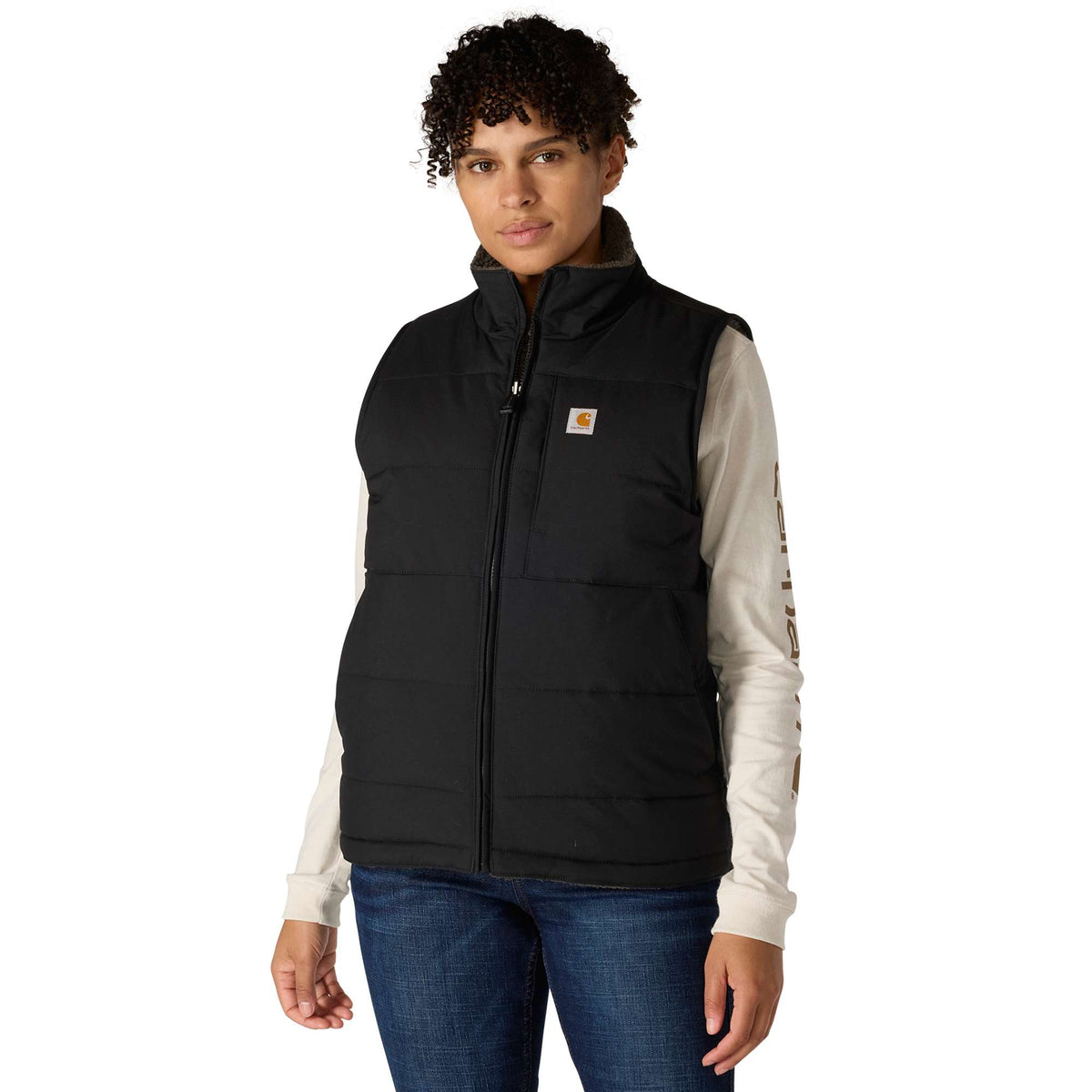 Carhartt Womens Montana Loose Fit Insulated Vest - Black