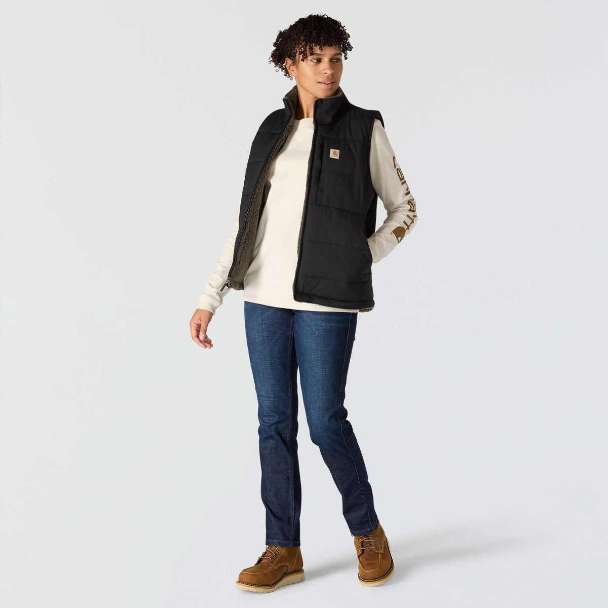 Carhartt Womens Montana Loose Fit Insulated Vest - Black