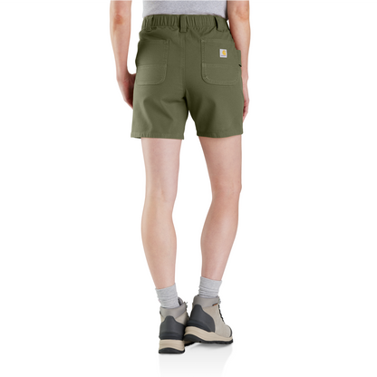 Carhartt Womens Relaxed Fit Canvas Work Short