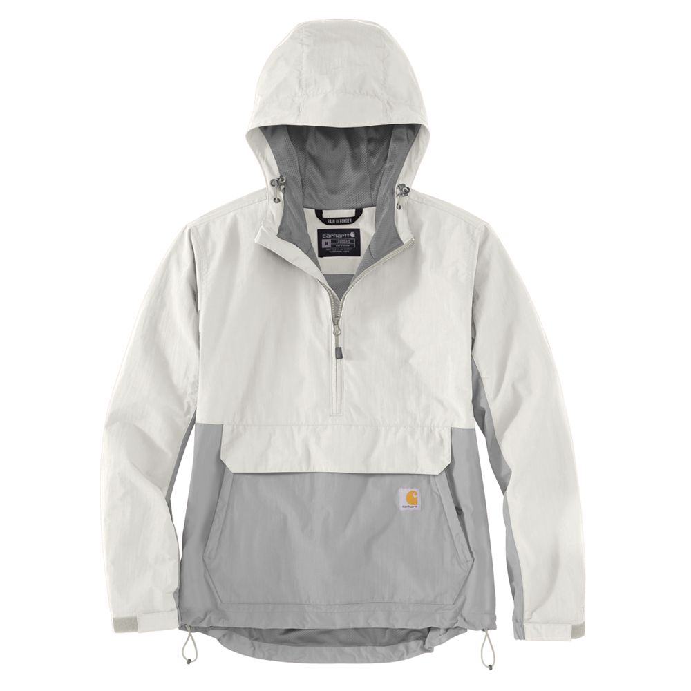 Carhartt Womens Loose Fit Packable Anorak - Malt/Asphalt