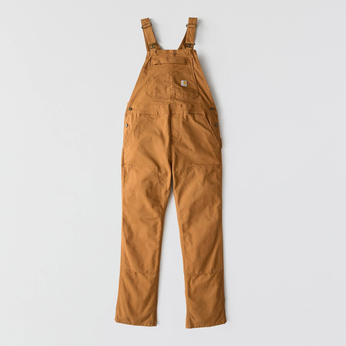 Carhartt Womens Ashland/Double Front Bib Overall - Carhartt Brown