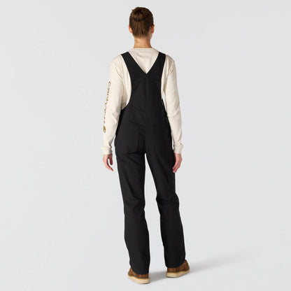 Carhartt Womens Ashland/Double Front Bib Overall - Black