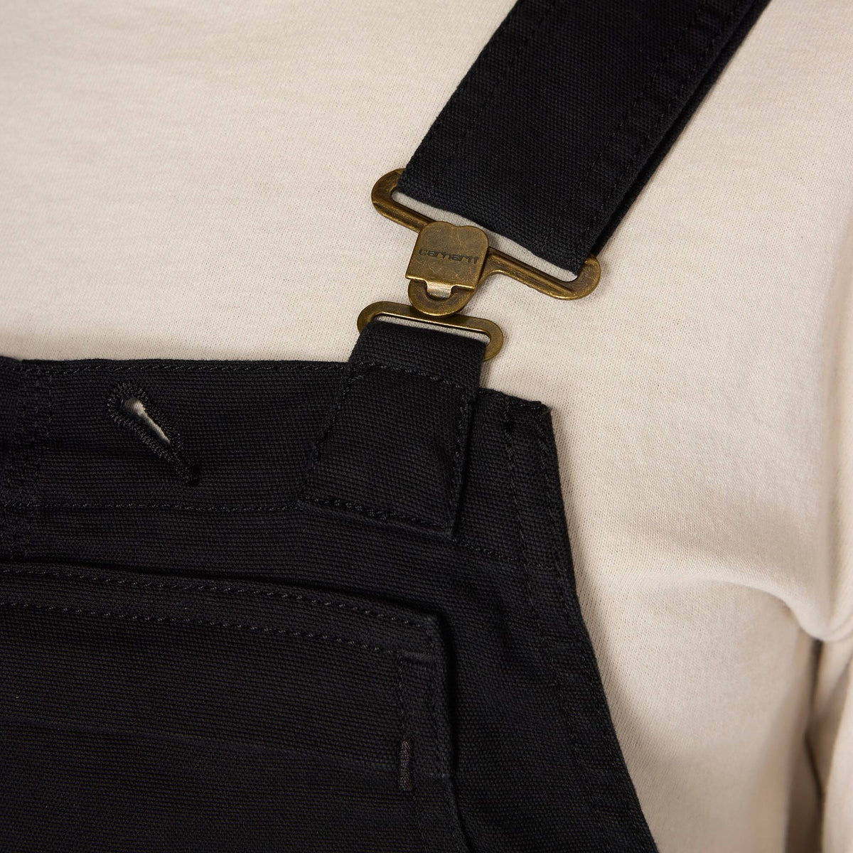 Carhartt Womens Ashland/Double Front Bib Overall - Black