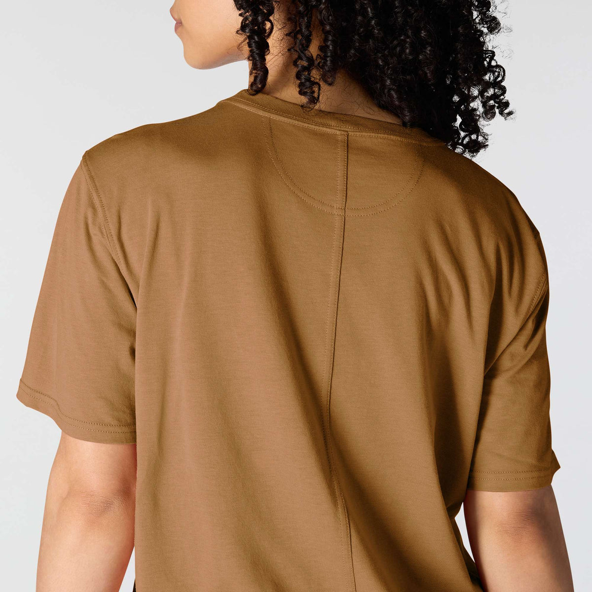 Carhartt Womens Loose Fit Lightweight Short Sleeve Pocket T-Shirt - Carhartt Brown