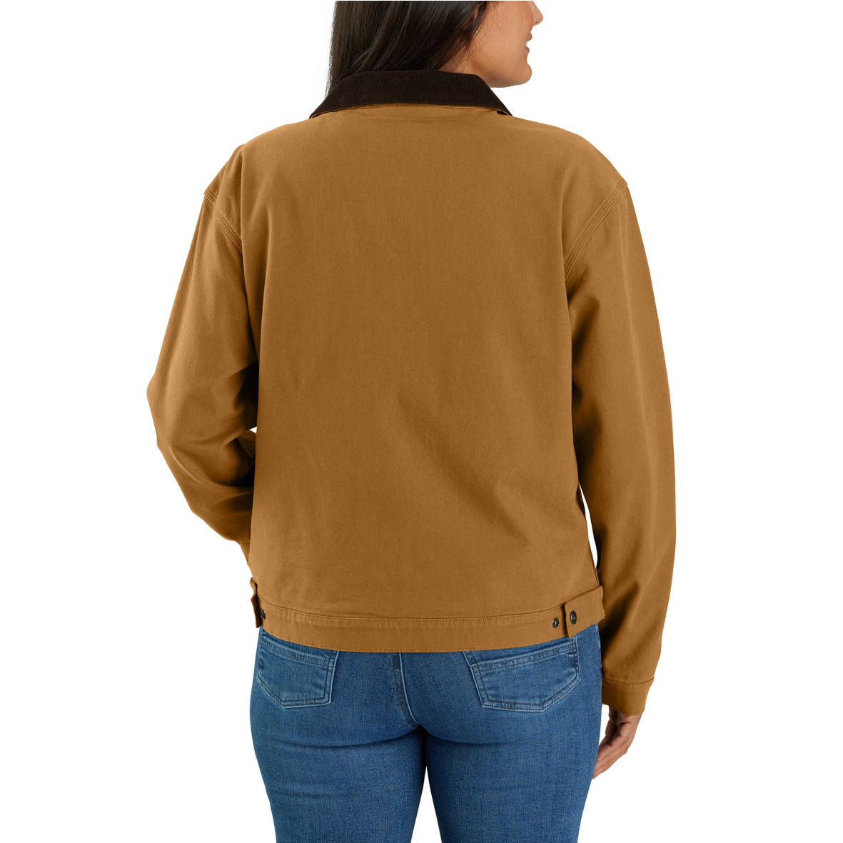 Carhartt Womens Detroit Canvas Jacket - Brown detail