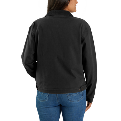 Carhartt Womens Detroit Canvas Jacket - Black back