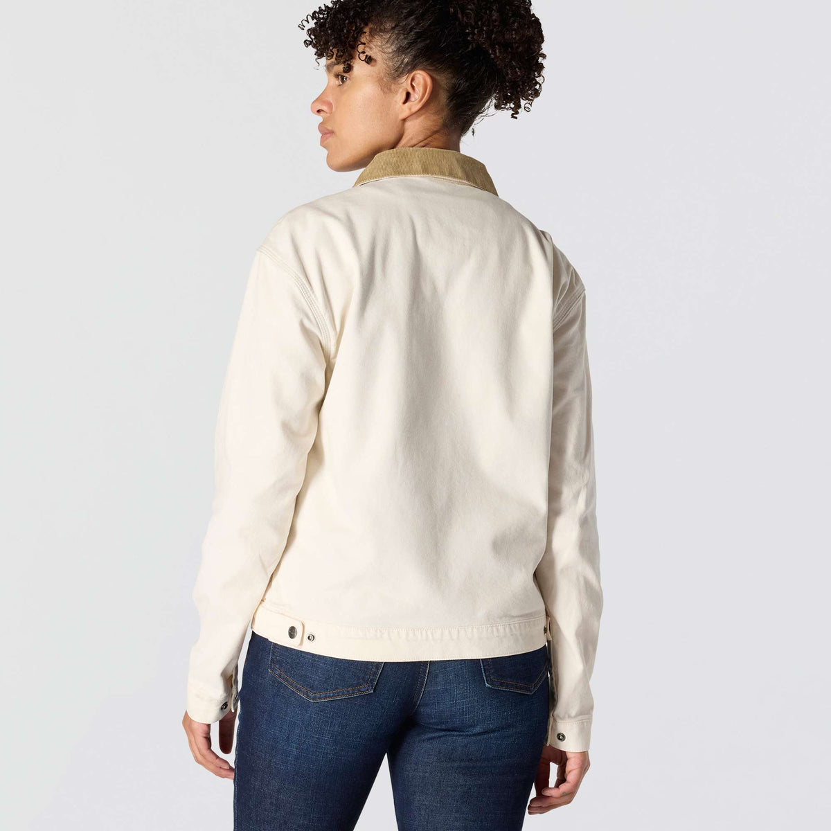 Carhartt Womens Detroit Relaxed fit Canvas Jacket - Natural