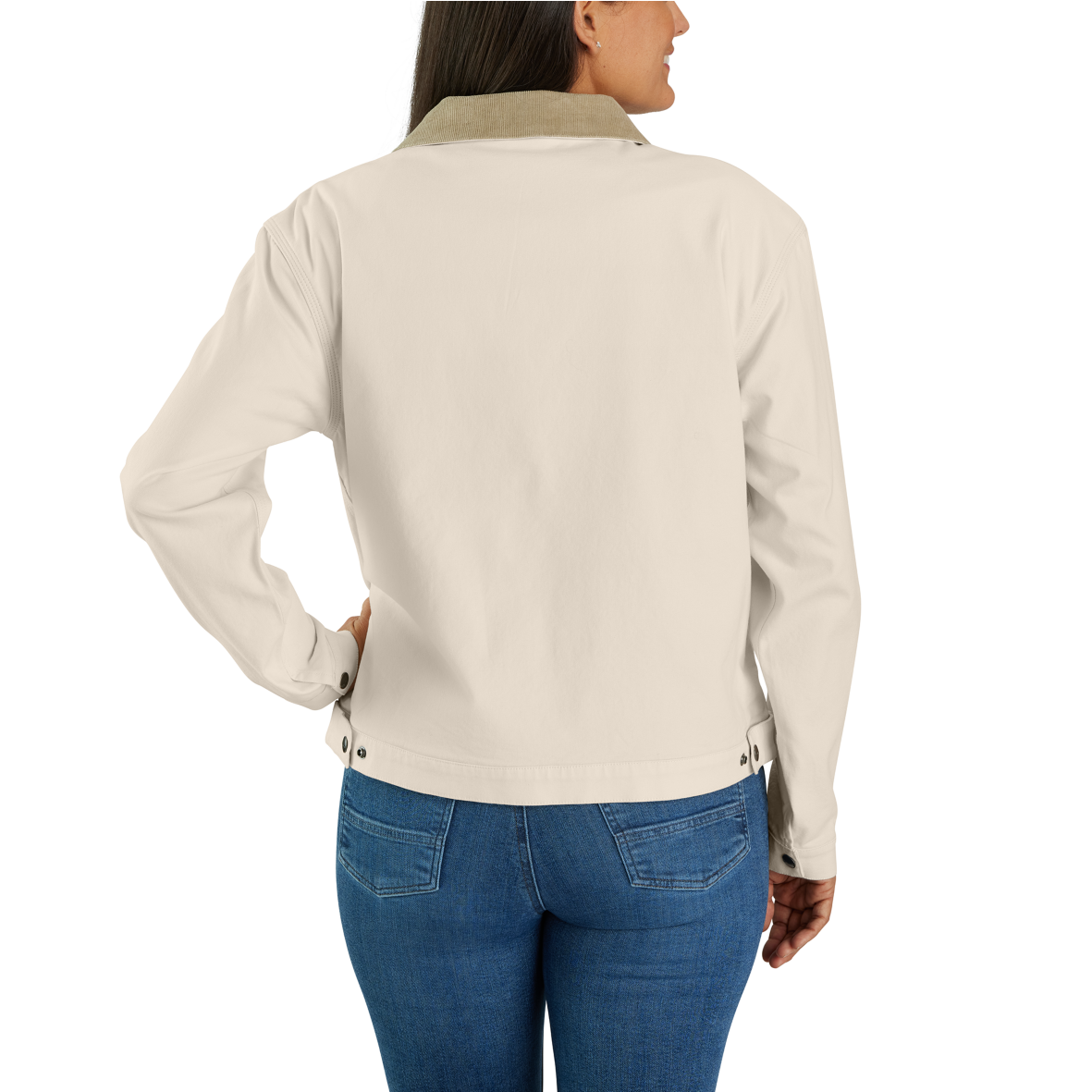 Carhartt Womens Detroit Canvas Jacket - Natural back