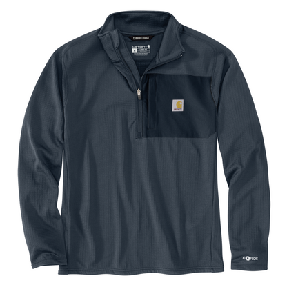 Carhartt FORCE Relaxed Fit Mock Neck Half Zip T-Shirt