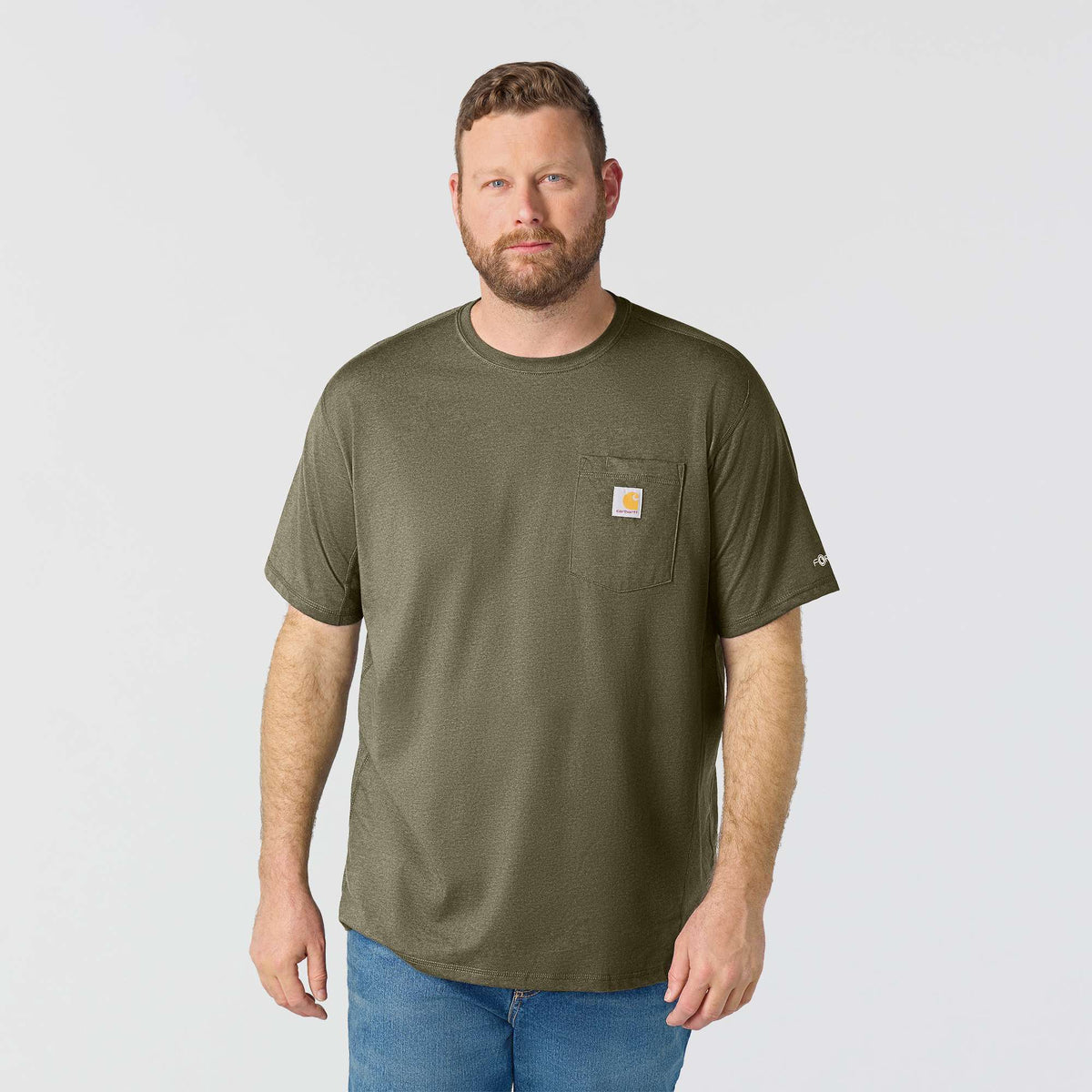 Carhartt Force Relaxed Fit Midweight Pocket T Shirt - Basil