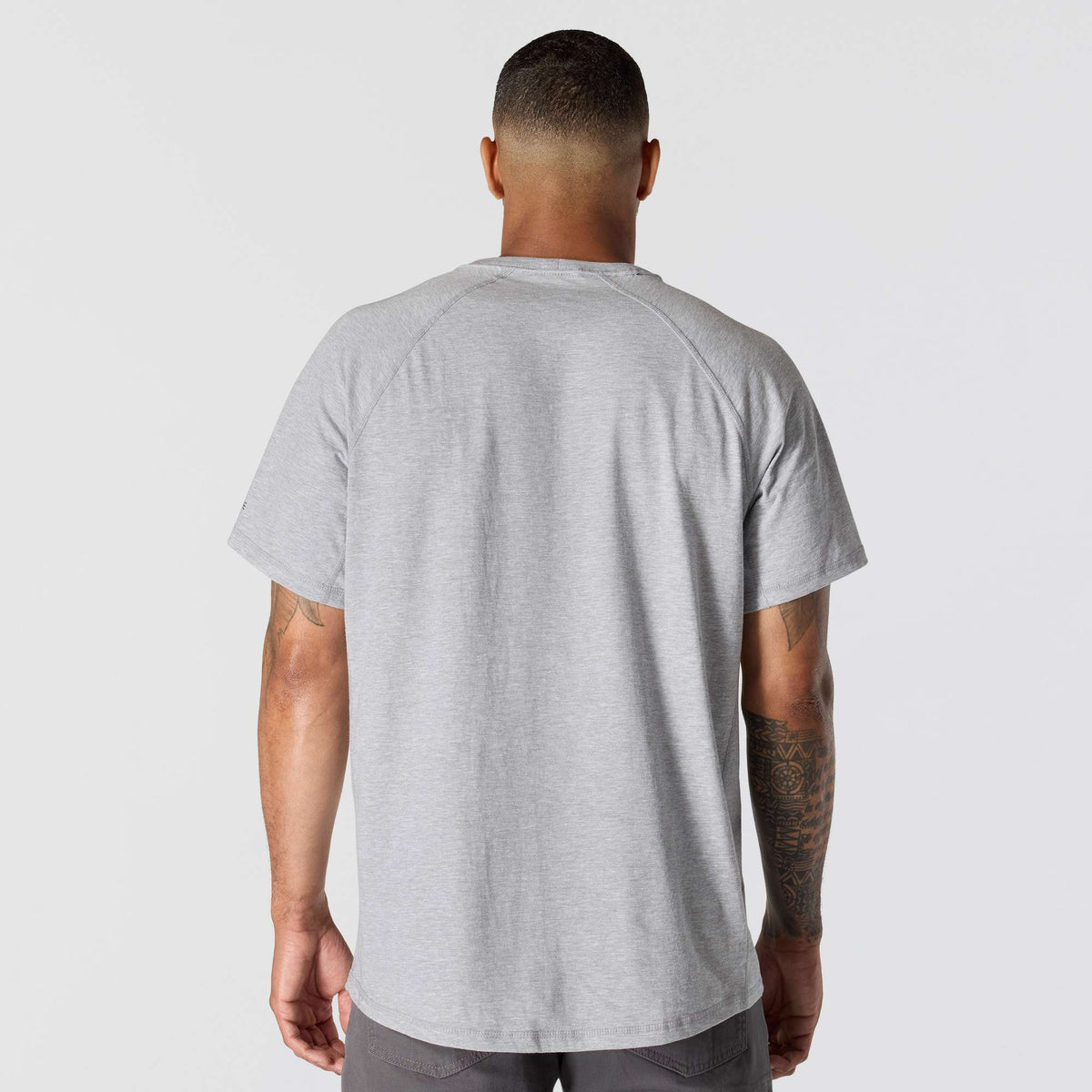 Carhartt Force Relaxed Fit Midweight Pocket T Shirt - Heather Grey